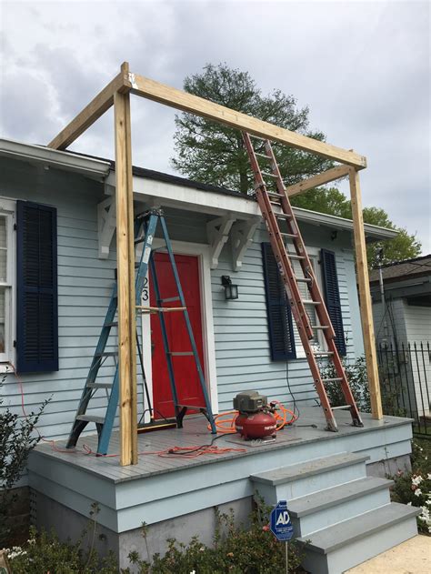 how to take down old roof porch
